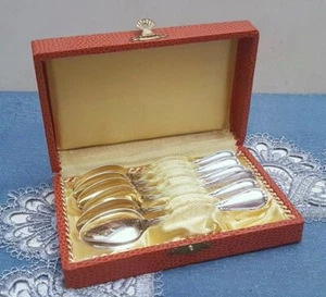 6 Traumhafte Mokkalöffel Bruckmann Model 485 Jugendstil 800 Silber um 1911 TOP - Bild 1 von 4