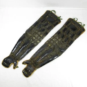 A1567: Real old iron Japanese KOTE (arm guard) of SAMURAI's armor in EDO era. 1 - Picture 1 of 11