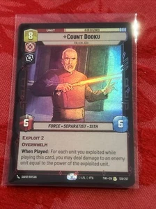 FOIL Star Wars Unlimited - Count Dooku - Fallen Jedi - ToR FOIL - Imagen 1 de 7