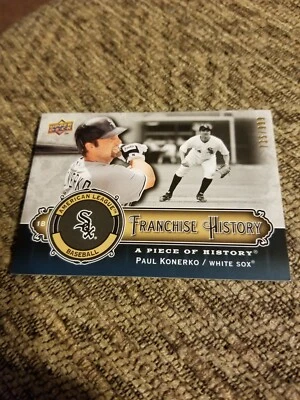 2009 Upper Deck 特许经营历史 Paul Konerko FH-PK 芝加哥白袜队 735/999 — 第 1/3 张图片