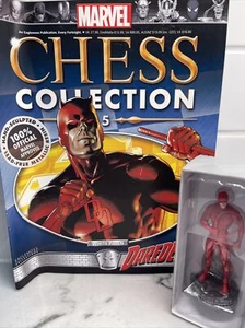 EAGLEMOSS CHESS Figure MARVEL Super Hero Collection #5 DAREDEVIL! With Mag - Picture 1 of 5