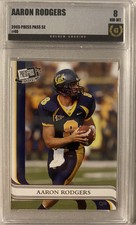 2005 Press Pass SE - Checklist #40 Aaron Rodgers (RC) Golden Grading 8