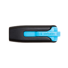Verbatim 49176 16GB USB 3.0 Store N Go V3 Flash Drive, Black/Blue