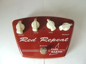 Carl Martin Red Repeat Delay Effects Pedal Free USA Shipping - Picture 1 of 5