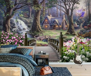 3D Fairy Tale B833537 Business Wallpaper Wall Mural Self-adhesive Commerce Amy - Picture 1 of 11