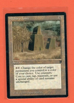 Magic The Gathering: ALCHOR'S TOMB, LEGENDS MTG English VINTAGE 93/94 - Image 1 of 4