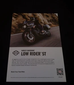 Harley Davidson Low Rider magazine advert a4 size 2022 - Picture 1 of 2
