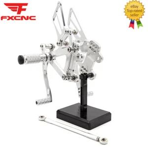 Alfombrillas traseras ajustables para Kawasaki Ninja ZX7R ZX-7R ZX 7R 1996-2003 CNC - Imagen 1 de 11