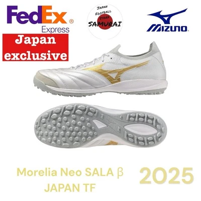 Botines de fútbol Mizuno Morelia Neo SALA β JAPÓN TF Q1GB264050 nuevos - Imagen 1 de 4