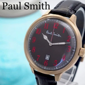 Paul Smith Uhr The City Herren Schwarz Gold 40mm Lederband Edition Limitiert - Bild 1 von 9