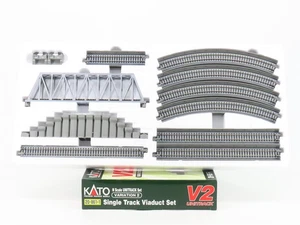 Spur N Kato 20-861-1 eingleisiges Viadukt Variante 2 Unitrack Set  - Bild 1 von 15