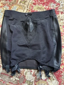 Vintage 1950’s Peter Pan Embroidered Girdle W/Metal Garter Clips Sz XS - Picture 1 of 6