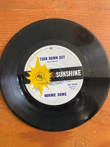 Normie Rowe; 45 Single; Turn down day & 1 other - Bild 1 von 2