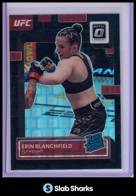 2023 PANINI DONRUSS OPTIC UFC ERIN BLANCHFIELD BLACK PANDORA PRIZM RATED ROOKIE - Изображение 1 из 4