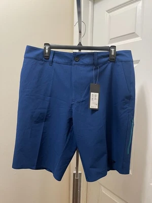 Pantalones Cortos Híbridos Oakley Para Hombre Frente Plano 5 Bolsillos Azul Oscuro 442533 Talla 34 S315 Foto 1 de 4