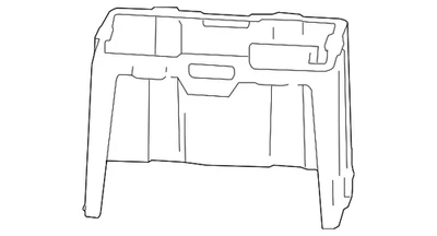 Genuine Honda 2006-2017 Honda - Cover Battery (46B24) 31531-SNA-000 - Image 1 of 2