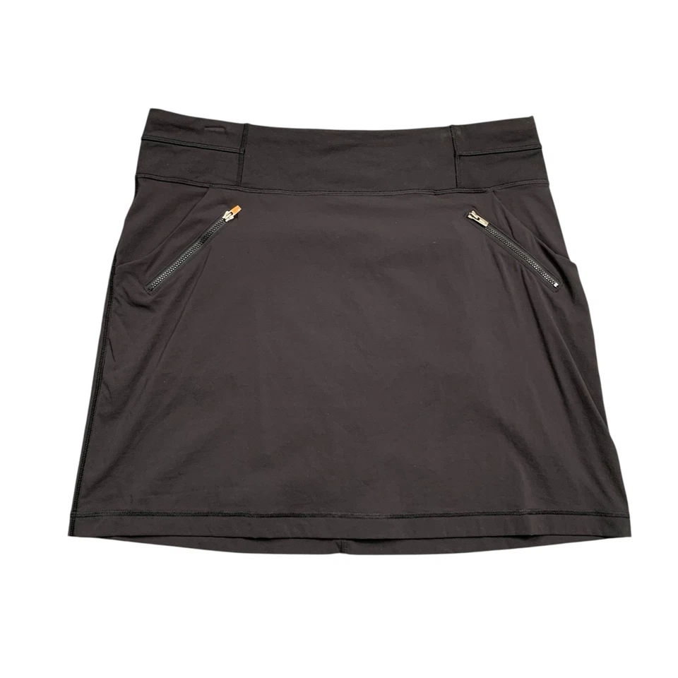 Falda Lucy Mujer L Grande Negra Hacer Todo Secado Rápido Bolsillos con Cremallera Atlética Foto 1 de 4