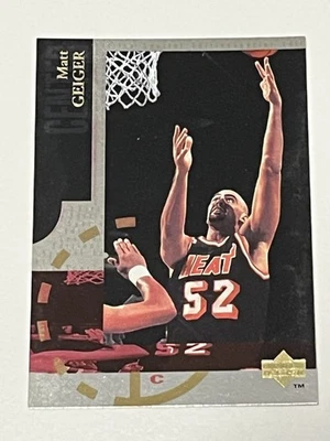 1994-95 Upper Deck Special Edition #SE135 Matt Geiger NBA Miami Heat - Image 1 of 3