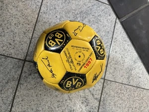 Borussia Dortmund BVB Ball Autogramm/ Unterschriften 1997 - Bild 1 von 4