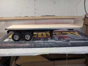 US Stock 1/14 RC Trailer 140406 TOUCANRC RC Tractor Flat Bed Lorry Post Chain - Picture 1 of 7
