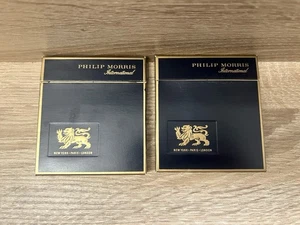 2 paquetes de cigarrillos Philip Morris International de colección hechos en Alemania (vacíos) - Imagen 1 de 8