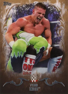 TOPPS 2016 WWE UNBESTRITTENE TYSON KIDD #37 37/99 BRONZE PARALLELE KARTE - Bild 1 von 2