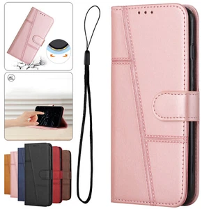 Funda tipo billetera con soporte magnético abatible de cuero PU para Moto G Power/Stylus/G 5G 2025 - Imagen 1 de 55