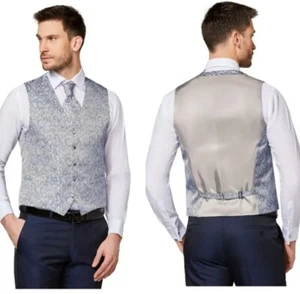 DIGEL Set: Weste, M edles Plastron & Einstecktuch Hochzeitskrawatte Paisley Loy - Bild 1 von 12