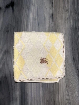 Burberry white/yellow/nectarine Washcloth - Image 1 of 4