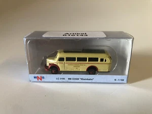 Minis Lemke 3106 | Mercedes-Benz O3500 Rheinbahn | 1:160 | Scala N | Auto d'epoca - Foto 1 di 2