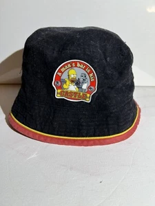 The Simpsons Reversible Bucket Hat 2006 A Man’s Bar Is His Castle - Picture 1 of 4