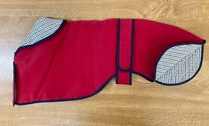 GREYHOUND / WHIPPET / LURCHER WATERPROOF DOG COAT QUILTED LINING. MADE IN THE UK - Picture 1 of 4