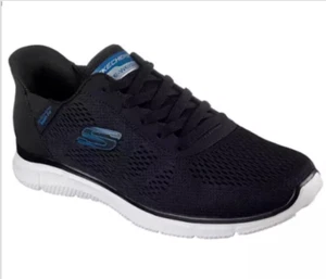 NEW Skechers Hands Free Swift Fit Men's Shoes Sneakers Black, Gray 8-12 - Picture 1 of 18