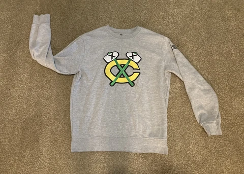 Chicago Blackhawks Alternate Logo NHL Hockey Fanatics Sweatshirt Adult L Cover
