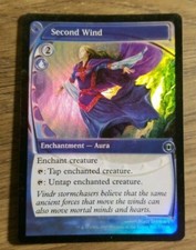 Magic the Gathering MTG FOIL Second Wind -- Future Sight -- MP