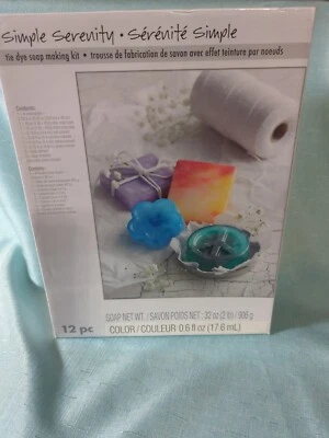 SIMPLE SERENITY TYE DIE SOAP MAKING KIT 12 PIECE Net 32oz (2lb) - Image 1 of 4