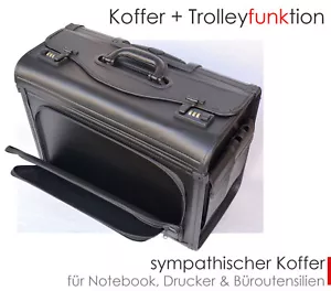 KOFFER TROLLEY FÜR MOBILEN DRUCKER NOTEBOOK AUCH F. NOTEN VINYL SCHALLSLATEN KD3 - Bild 1 von 8