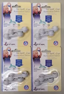 (8) Válvula de repuesto Luv N' Care Sippy Cup doble flujo sin derrame - Imagen 1 de 3