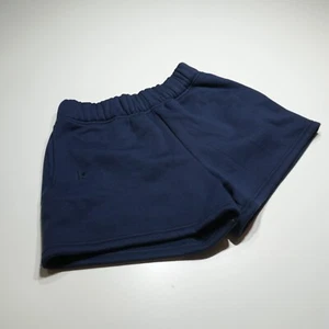 Kamo Fitness Sweat Shorts Womens Small Fuzzy Lining Navy Blue Lounge Casual - Picture 1 of 12