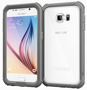 roocase Samsung Galaxy S6 Glacier Tough Case, Space Gray - Bild 1 von 8