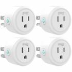 1~4 PACK Wifi Smart Plug Switch Socket Outlet Works With Alexa Google Assistant