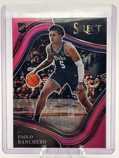 2022 Panini Chronicles Select Draft Picks #3 Paolo Banchero Pink Rookie Prizm RC