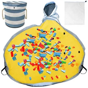 Toy Storage Organizer with Playmat for Kids Toy Box for Boys & Girls Playroom... - Picture 1 of 7