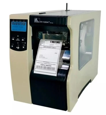 TESTED Zebra R110Xi4 RFID Thermal Transfer Label Printer USB Ethernet Wi-Fi - Image 1 of 4