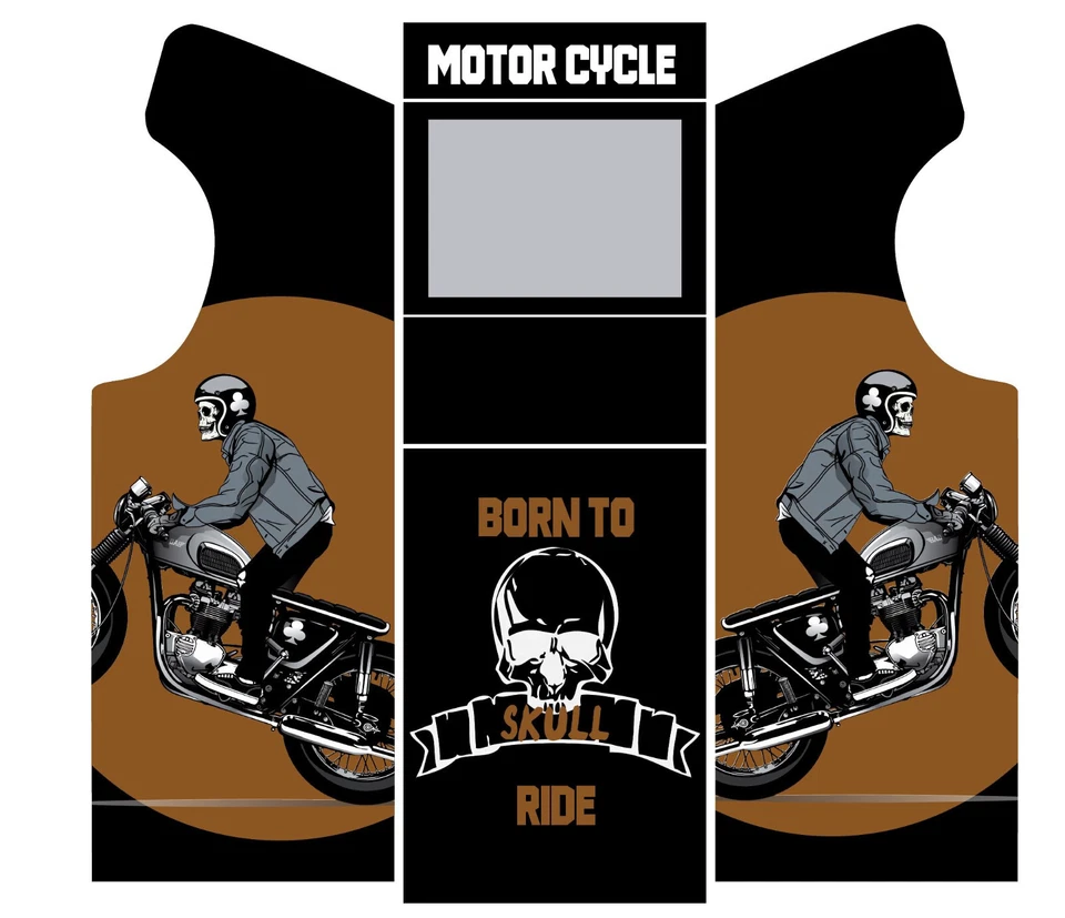 Stickers Borne Arcade - Modèle Motor Cycle - Photo 1/1