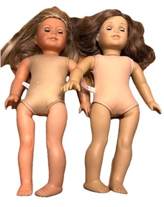 2 American Girl Puppen Konvolut brünett blond ohne Kleidung Brandneu 67 - Bild 1 von 3