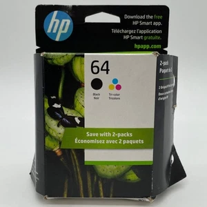 Nuevo cartucho de tinta HP 64 X4D92AN negro/tricolor - Imagen 1 de 2