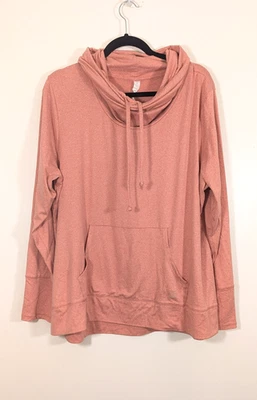 Sudadera con Capucha Balance Collection 2X Plus Cuello Capucha Pullover Canguro Bolsillo Malva Rosa Foto 1 de 4