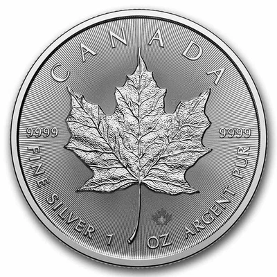 Hoja de arce de plata BU 2026 Canadá 1 oz Foto 1 de 2