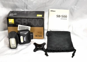 Nikon SB-500 Speedlight Compact Flash w/ Box Near Mint JAPAN - Picture 1 of 8